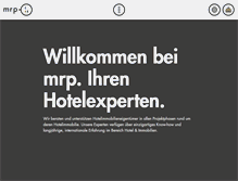 Tablet Screenshot of mrp-hotels.com